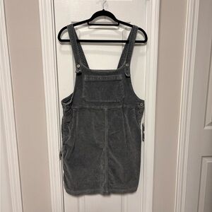 AE Blue Corduroy Overall Dress